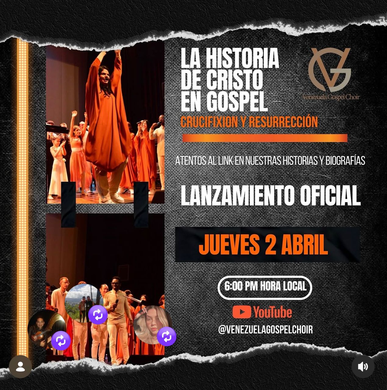 Venezuela Góspel Choir, Publica Temas Musicales | Radio Tiempo la radio cristiana online de Venezuela